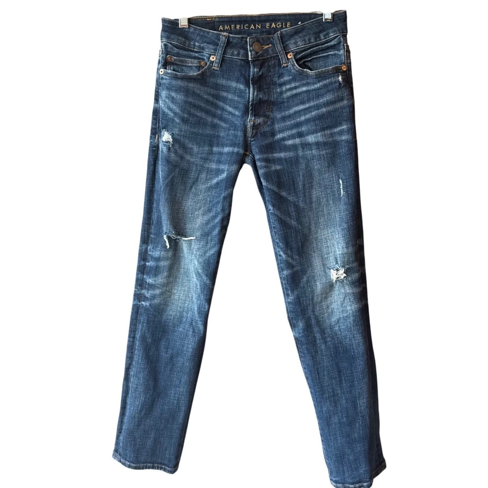 American Eagle Next Level Flex Distressed Skinny Jeans Womens Size 26 x 28